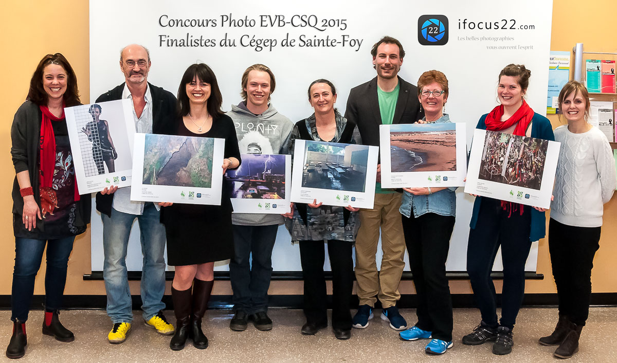 finalistes du concours photo sur l'environnement 2015 poiur le cégep de sainte-foy